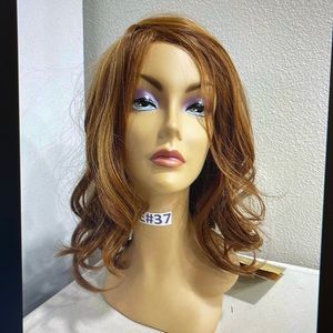 Medium 2B soft waves curly premium synthetic full wig- heart safe NF - Julian